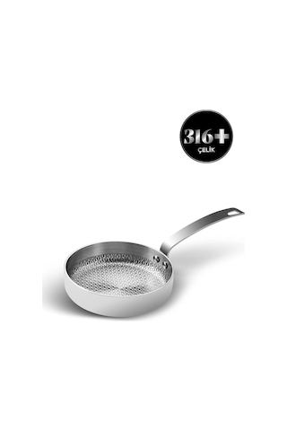 Karaca Powersteel 3Ply 316+ İndüksiyon Tabanlı Çelik Petekli Tava 12 Cm