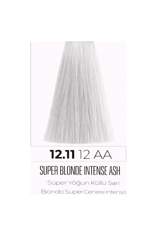 Dna Saç Boyası Kalıcı Krem Boya Yoğun Pigment & Parlaklık 12.11 Süper Ekstra Yoğun Küllü Sarı 100ml