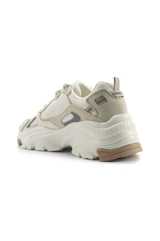 U.s Polo Assn. 5p Kalısta 5fx Bej Kadın Spor Ayakkabı Beyaz