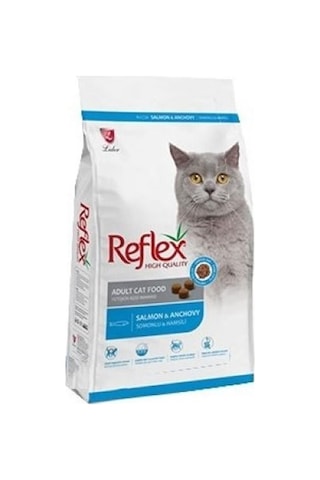 Reflex Somonlu ve Hamsili Yetişkin Kedi Maması 15 KG Reflex Somonlu ve Hamsili Yetişkin Kedi Maması 15 KG