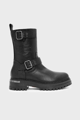Harley Davidson Uptown Hakiki Deri Bot Kadın Bot 026z100022 Ctn Black Baskılı Deri Siyah