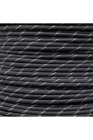 Mg Ropes Paracord İp 4 Mm Lacivert Beyaz Desenli Renk No:80 10 Metre Çok Renkli
