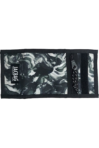 Jacbag Dumanlı Gri/siyah Cırtlı Cüzdan/kartlık - Erkek Çocuk Ve Yetişkin Çok Renkli