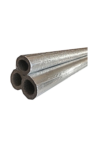 Ygt Ambalaj 2 Metre 22/10 Mm Alüminyum Folyolu İzole Boru Kılıfı