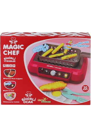 2a550 Magic Chef Barbekü Ocak Seti -limon Oyuncak Açık Gri