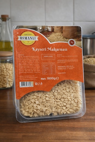 Kayseri Makarnası Kesme Geleneksel 1000 Gr Vakumlu