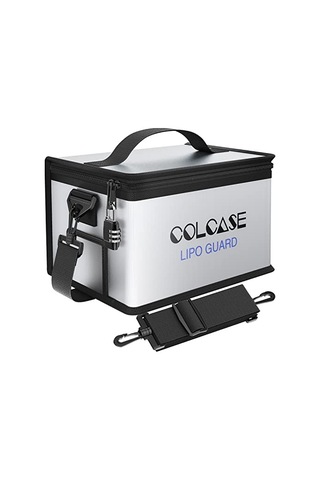 Colcase Lipo Safe Bag - Yanmaz Ve Patlamaya Dayanıklı, Şifreli Kilit, Yükseltilmiş Silikon Kaplı, 11 X 8 X 6,5 İn Çok Renkli