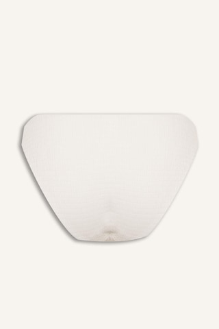 Defacto Regular Fıt Kırışık Dokulu Kumaş Kapalı Beyaz Bikini Altı G5349ax26smwt16 Beyaz-wt16