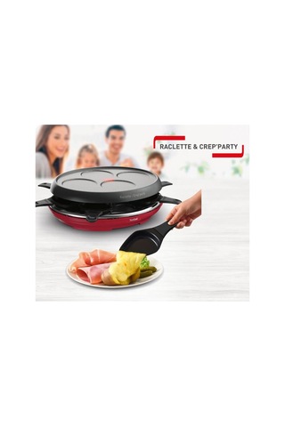 Tefal Colormania Çok Fonksiyonlu Tabak, 8 Kase, 1050 W, Kırmızı Diğer