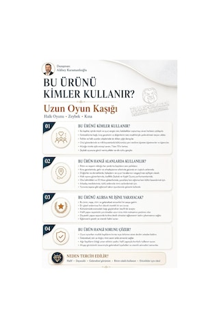 Uzun Halk Oyunu Kaşığı - Kına Zeybek 14 Adet 718722 Diğer