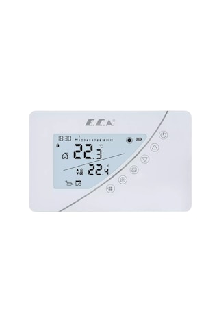 E.c.a. Poly Touch Beyaz Kablosuz On/off Oda Termostatı