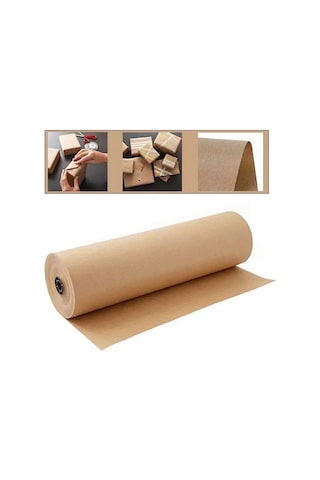 Kraft Kağıt 30cm X 10 Metre Rulo Ambalaj Ve Çeyiz Paketleme Kağıdı Çiçek Kağıdı Hediye Paketleme Kah
