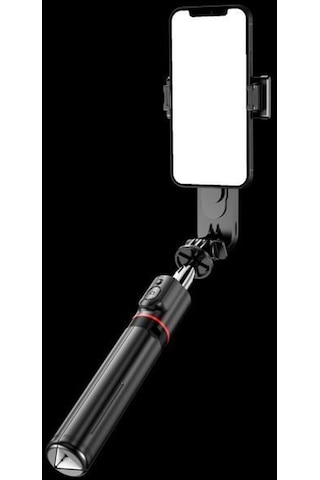 L15 Kablosuz Tripot Selfie Monopod Siyah Led Işıklı Selfie Çubuğu