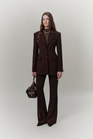 Premıum Flare Paça Fıt Pantolon Kahverengi Kahverengi