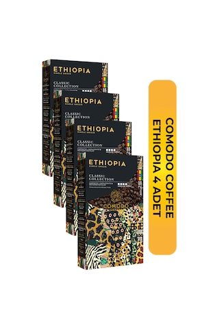 Comodo Coffee Etiyopya Çekirdek Kahve 4 x 250 G