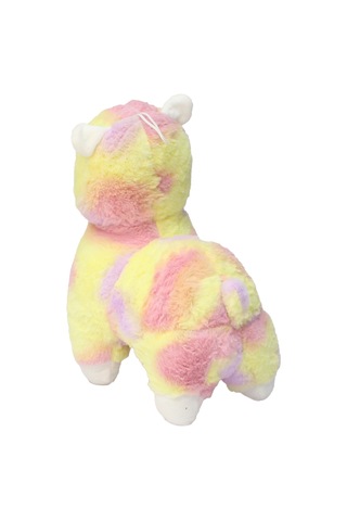 Lama Peluş Oyuncak 35 Cm Sarı-Pembe