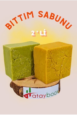 Siirt Bıttım Sabunu Yeşil Ve Sarı Bıttım Toplam 2 Adet Doğal