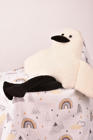 Sevimli Peluş Çocuk Uyku Arkadaşım - 50 Cm Çocuk Bebek Oyun Uyku Arkadaşı Duffy Ördek Yastık Beyaz