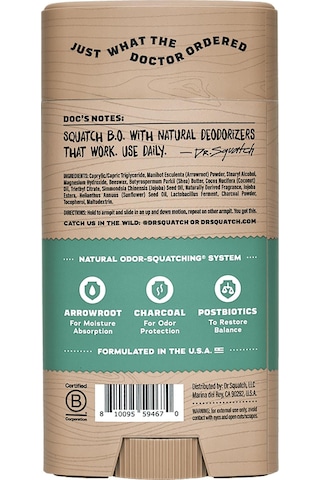 Dr. Squatch Rainforest Rapids Alüminyumsuz Stick Deodorant 75gr