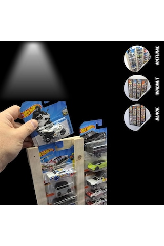 Regular Kart Rafı, Doğal Ahşap Regular Kart Sergileme Vitrini, Kutusunda Card Oyuncak Araba Rafı Diğer