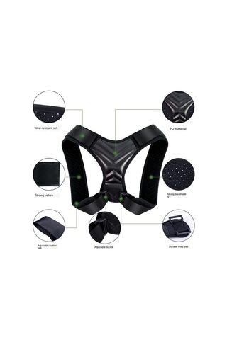 Suntek Erkekler Kadınlar Için Ayarlanabilir Üst Sırt Duruş