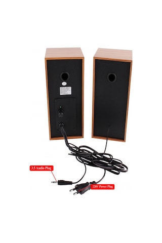 Concord C-8007 Ahşap Desen Elektrikli Hoparlör