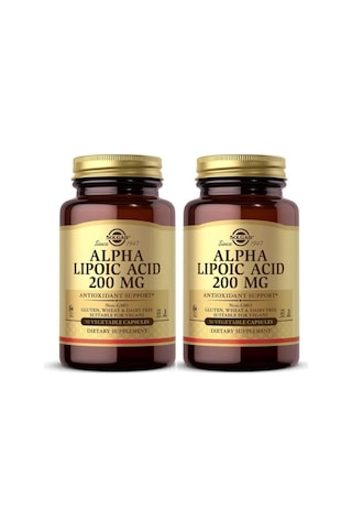 Solgar Alpha Lipoic Acid 200 Mg 50 Kapsül 2 Adet