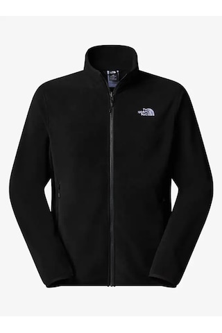 The North Face Glacier Fleece Full Zip Hiking Fleece Erkek Polar Siyah