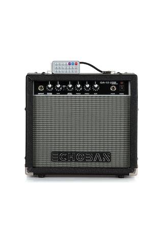 Echoban Ga15usb 15 Watt Siyah Gitar Amfisi Usb