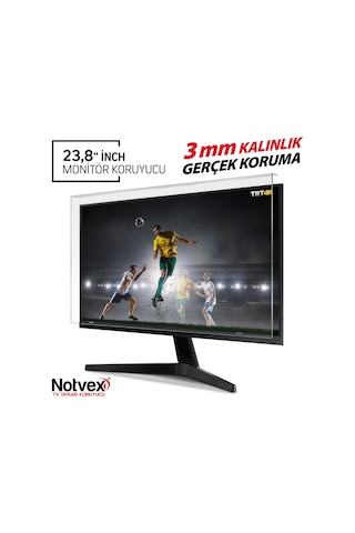 Notvex 23.8 İnç 60 Ekran Monitör Ekran Koruyucu / 3 MM Kalınlık