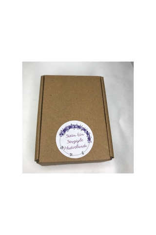Sizin Için Sevgiyle Hazırlandı Etiket Mat Sticker Lovingly Prepared For You 4 Cm 40 Adet Çok Renkli