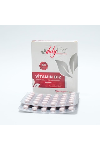 Vitamin B12 60 Çiğneme/Dilaltı Tablet