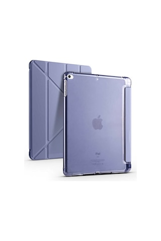 Apple Uyumlu iPad 9.7 2018 Kılıf Zore Tri Folding Smart With Pen Standlı (503995261)