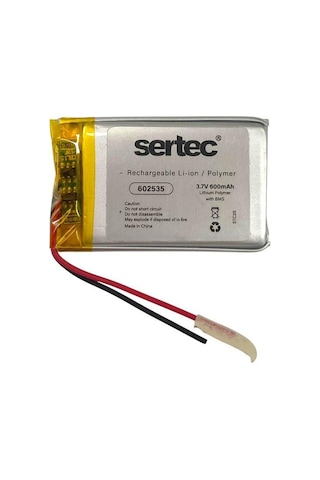 Sertec 602535 3.7v 600mah Li-ion Polymer Pil