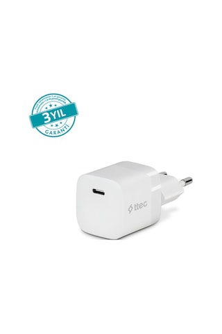 Smartcharger 30w Pd Başlık + Usb-c Kablo Apple Uyumlu iPhone 15 16 17 Pro Max Şarj Aleti Hızlı Ve Güvenli