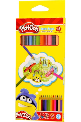 Play-doh Kuru Boya Tam Boy 12 Renk Ku001