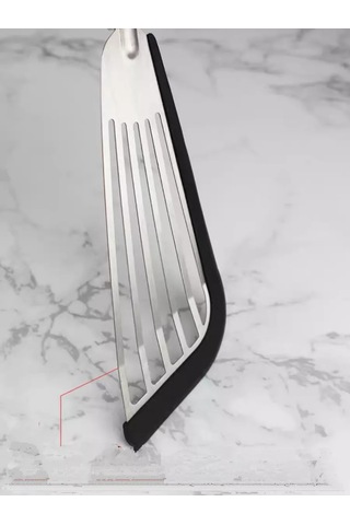 Stil'nyj İ Udobnyj Dom Pançalar İçin Çiziksiz Mutfak Silikon Spatula 179593432 Çelik