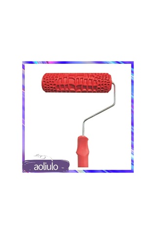 Yaleker 7 İnç Krokodil Dokulu Boya Baskı Rulosu - Gümüşcük Hamuru Ve Sanat Boyası Duvar Dekorasyon Aracı