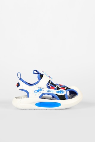Vicco Rocket Çocuk Okul Öncesi Işıklı Sandalet Saks Mavi