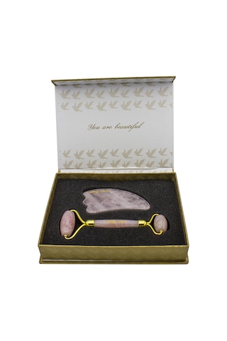 Kuvars Roller ve Gua Sha Kuvars Taşı