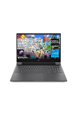 HP Victus 16-R1700NT BK5R0EA i5-14450HX 32 GB 1 TB SSD RTX4060 16.1" Free Dos Dizüstü Bilgisayar