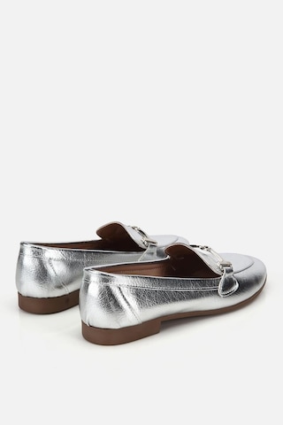 Yaya Kadın Lame Toka Detaylı Metalik Loafer