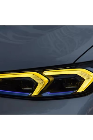 Bmw G20 Lci 2023+ Gündüz Ledi Sarı Far Modülü  Farlar İle Uyumlu G20lcisari123