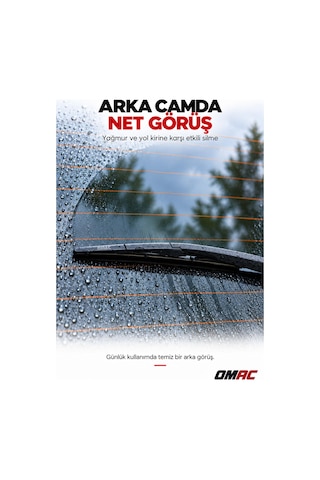 Audi Q3 2011-2018 / Q3 Iı 2018-2025 Uyumlu Arka Cam Silecek Tekli 400mm