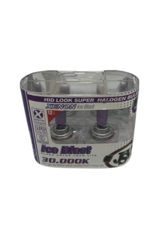 Jsv H1 Halojen Ampul 12v 55w 30000k Far Ampulü Ice Blast 2li Set Deli Mavi 1 Adet