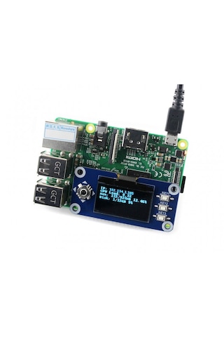 Raspberry Pi İçin 1.3inch Oled Hat, 128x64, Spı-ı2c Arayüz, 13890