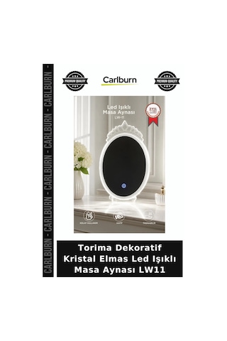 Özel Seri Torima Dekoratif Kristal Elmas Led Işıklı Masa Aynası Lw11 Makyaj Özel Gün Güzellik Diğer
