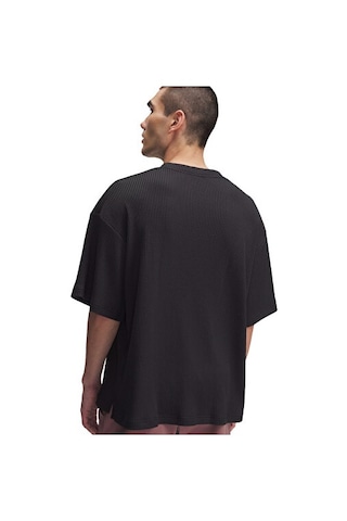 Under Armour Ua Rival Waffle Crew Erkek Günlük Tişört 1383106-001 Siyah SIYAH