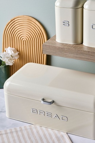 Plus Ekmek Kutusu Ve 3'lü Saklama Kabı 0185 Krem Krem
