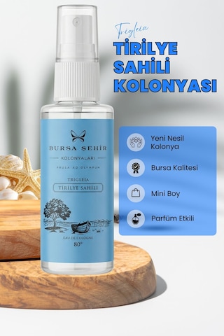 Bursa Şehir Kolonyaları, 5'li Mini Kolonya Seti Karma, Karışık Kolonya, Altın Seri, Sprey
